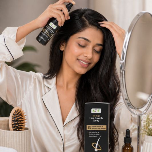 SGF Hair Spray: Nourish & Strengthen with Natural Ingredients