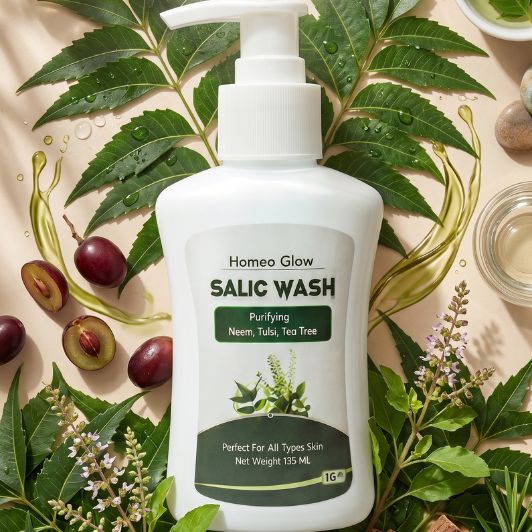 SGF Homeo Glow
SALIC WASH
PURIFYING
NEEM TULSI TEA TREE