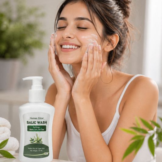 SGF Homeo Glow
SALIC WASH
PURIFYING
NEEM TULSI TEA TREE