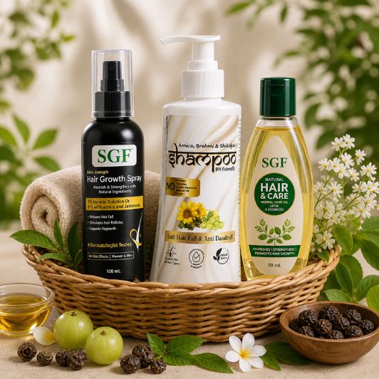 SGF Complete Hair Care Combo — Strong, Healthy & Nourished Hair