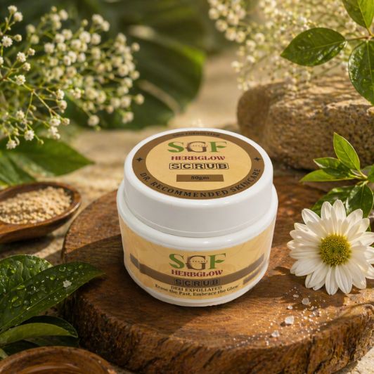 SGF Herbal Face Scrub: Unclog Pores, Fight Blackheads & Glow