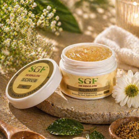 SGF Herbal Face Scrub: Unclog Pores, Fight Blackheads & Glow